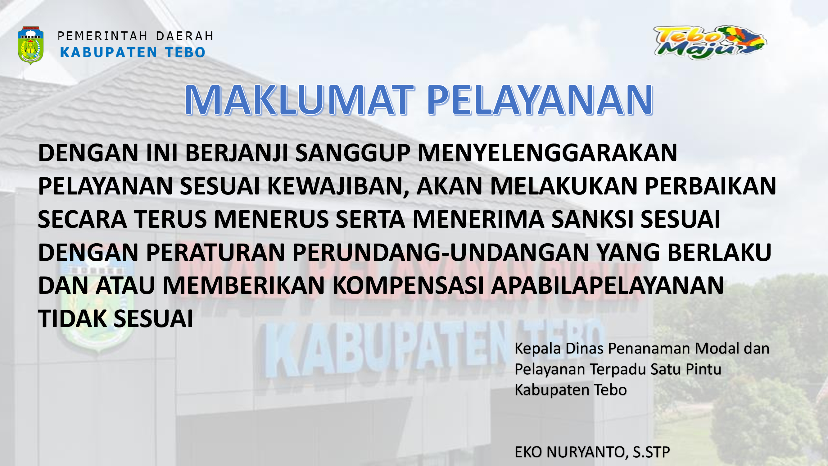 Maklumat Standar Pelayanan